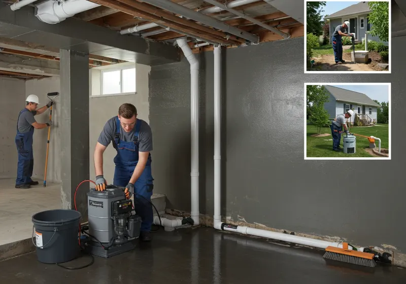 Basement Waterproofing and Flood Prevention process in Ballplay, AL